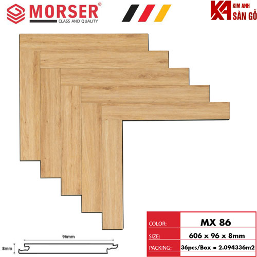 Sàn Gỗ Xương Cá Morser 8mm MX-86